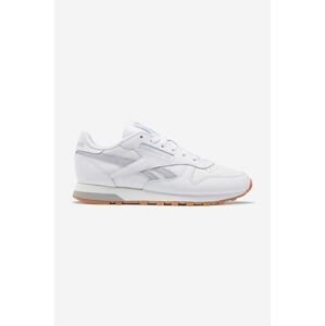 Kožené tenisky Reebok Classic Leather HQ2234-white, biela farba,