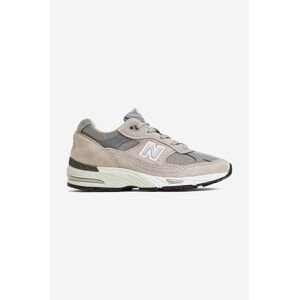 Tenisky New Balance W991GL-1GL, béžová farba