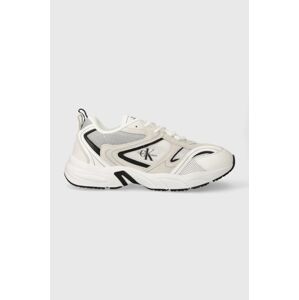 Tenisky Calvin Klein Jeans YM0YM00589 RETRO TENNIS SU-MESH biela farba, YM0YM00589