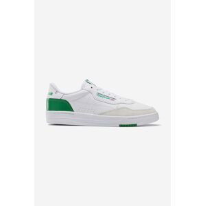 Kožené tenisky Reebok Classic Court Peak GY2548-white, biela farba,