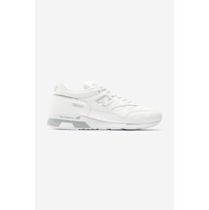 Kožené tenisky New Balance M1500WHI-WHI, biela farba