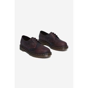 Poltopánky Dr. Martens 1461 Waxed 30681294-BROWN, pánske, hnedá farba