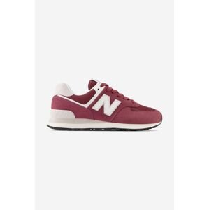 Tenisky New Balance U574MR2-MR2, bordová farba