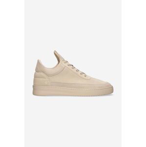 Kožené tenisky Filling Pieces Low Top Suede béžová farba, 10122791990