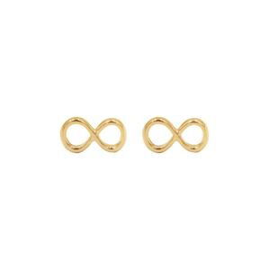 Zlaté náušnice Lilou Infinity
