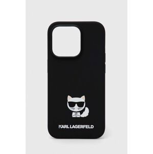 Puzdro na mobil Karl Lagerfeld iPhone 14 Pro 6,1'' čierna farba