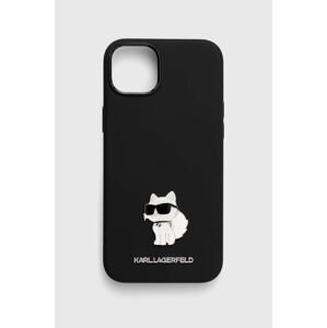 Puzdro na mobil Karl Lagerfeld iPhone 15 Plus / 14 Plus 6.7'' čierna farba