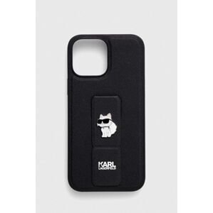 Puzdro na mobil Karl Lagerfeld iPhone 13 Pro Max 6.7'' čierna farba