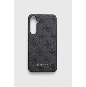 Puzdro na mobil Guess S24+ S926 čierna farba