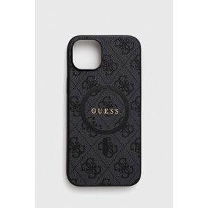 Puzdro na mobil Guess iPhone 15 Plus / 14 Plus 6,7" čierna farba