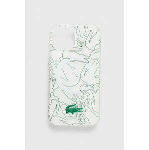 Puzdro na mobil Lacoste iPhone 15 / 14 /13 6.1" biela farba