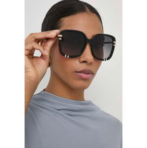 Slnečné okuliare Chloé dámske, čierna farba, CH0106S