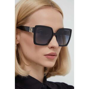 Slnečné okuliare HUGO dámske, čierna farba, HG 1285/S