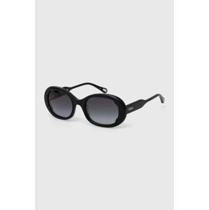 Slnečné okuliare Chloé dámske, čierna farba, CH0197S