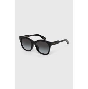 Slnečné okuliare Chloé dámske, čierna farba, CH0194SK
