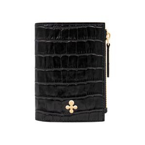 Kožená peňaženka Lilou dámsky, čierna farba