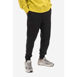 Bavlnené tepláky A-COLD-WALL* Essential Sweatpants ACWMB147.-BLACK, čierna farba, jednofarebné