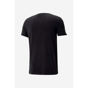 Tričko Puma 538204.01-black, pánske, čierna farba, s nášivkou