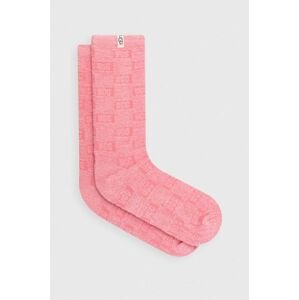 Ponožky UGG dámske, béžová farba