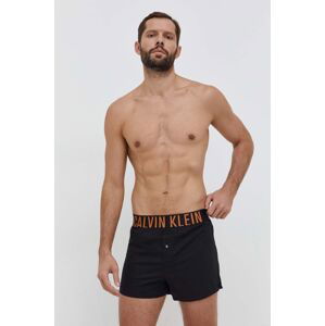 Bavlnené boxerky Calvin Klein Underwear 2-pak fialová farba