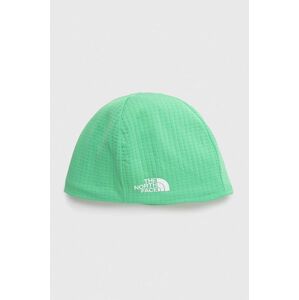 Čiapka The North Face DotKnit zelená farba, z tenkej pleteniny