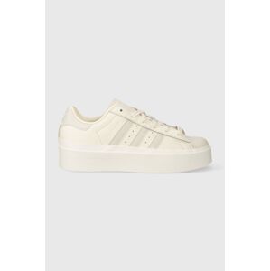 Kožené tenisky adidas Originals Superstar Bonega béžová farba, IF7578