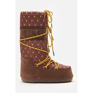 Snehule Moon Boot Icon Quilted hnedá farba, 14029000.002