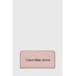 Peňaženka Calvin Klein Jeans dámska,čierna farba,K60K607634