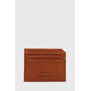 Peňaženka Polo Ralph Lauren hnedá farba