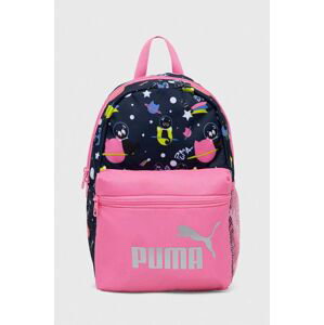 Ruksak Puma Phase Small Backpack ružová farba, malý, vzorovaný