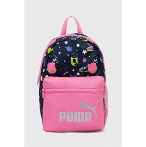 Ruksak Puma Phase Small Backpack ružová farba, malý, vzorovaný