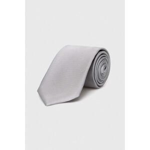 Hodvábna kravata Moschino čierna farba, M5347 55060