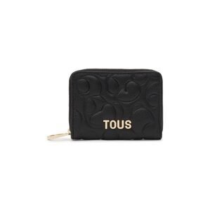 Kožená peňaženka Tous dámsky, čierna farba