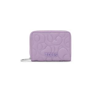 Kožená peňaženka Tous dámsky, fialová farba