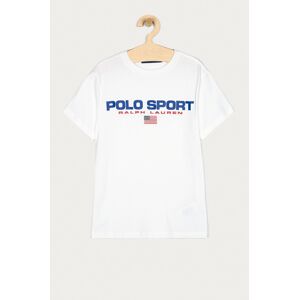 Detské tričko Polo Ralph Lauren biela farba