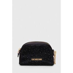 Kozmetická taška Love Moschino čierna farba