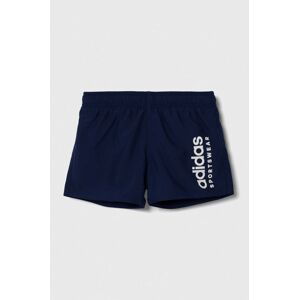 Detské plavkové šortky adidas Performance ESS L CLX SHORT tmavomodrá farba