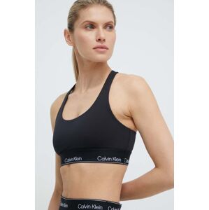 Športová podprsenka Calvin Klein Performance čierna farba