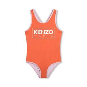 Jednodielne detské plavky Kenzo Kids červená farba