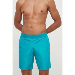 Plavkové šortky Moschino Underwear tyrkysová farba