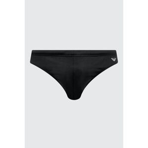 Plavky Emporio Armani Underwear čierna farba