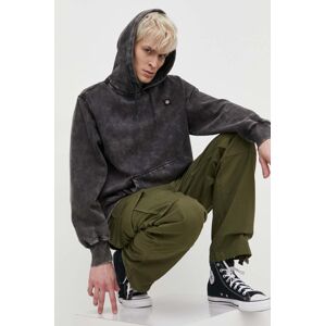 Mikina Dickies NEWINGTON HOODIE pánska, šedá farba, s kapucňou, jednofarebná, DK0A4YYO