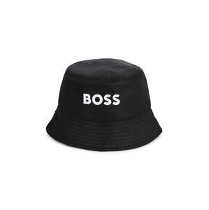 Detský obojstranný klobúk BOSS čierna farba