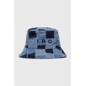 Džínsový klobúk IRO bavlnený