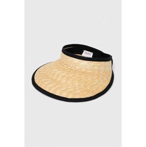 Šilt Max Mara Beachwear béžová farba