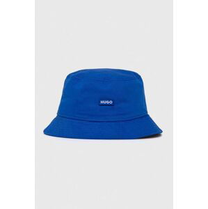 Bavlnený klobúk Hugo Blue bavlnený