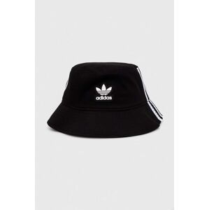 Bavlnený klobúk adidas Originals čierna farba, bavlnený