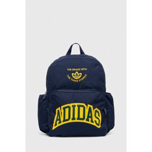 Ruksak adidas Originals tmavomodrá farba, veľký, s potlačou