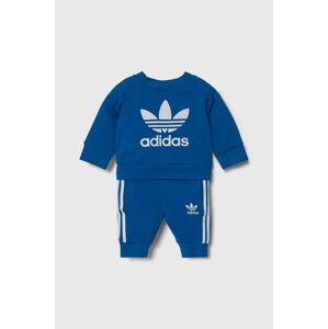 Tepláková súprava pre bábätká adidas Originals tmavomodrá farba