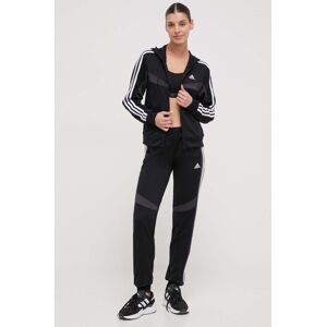 Tepláková súprava adidas dámsky, čierna farba